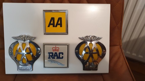 Vintage car badges rac - ,