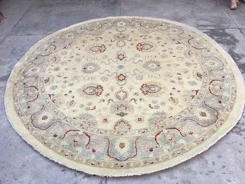 9x9 round afghan chobi wool - 9x9,