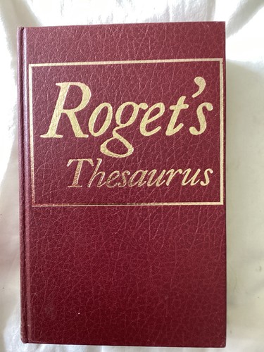 Roget thesaurus hardback - roget’s,