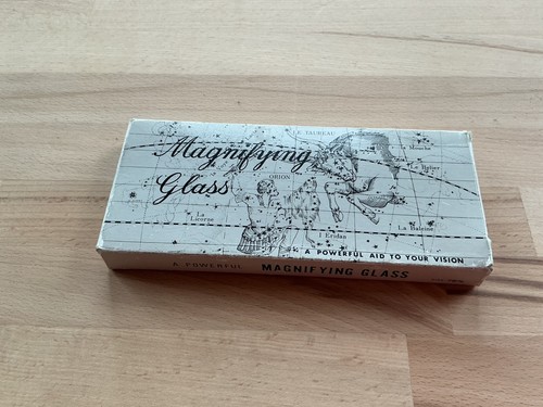 Vintage handheld magnifying - handheld,