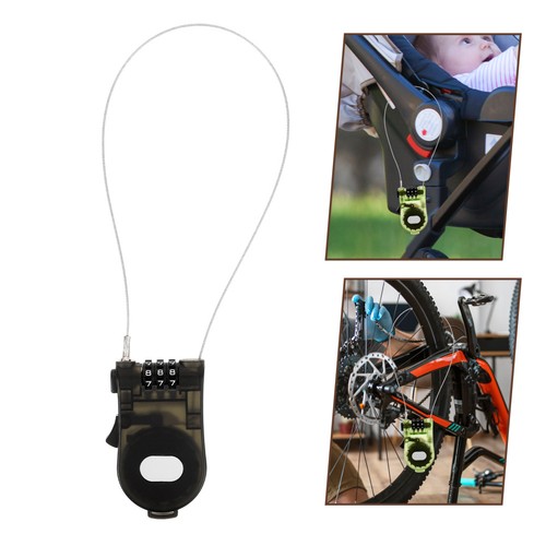 Black plastic snowboard cable - black,
