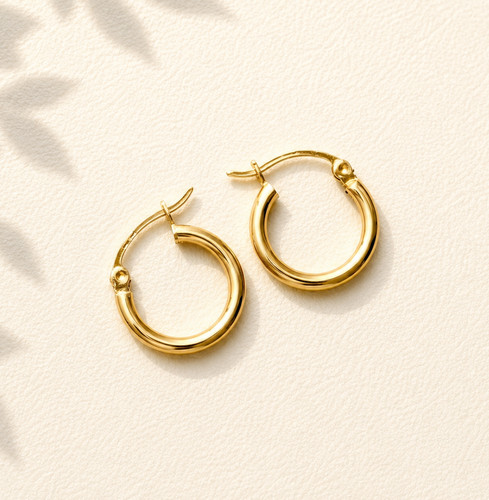 Real solid 14k - real, yellow