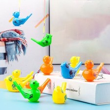 5Pcs Water Bird Whistle Colorful Plastic Party Whistles Noise Maker Toys