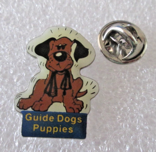 Guide dogs puppies charity pin - puppies,