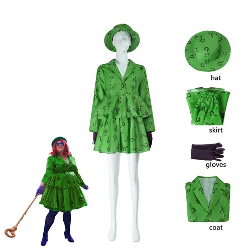 Woman riddler cosplay costume - woman,