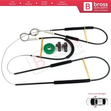 Power Window Regulator Set Front Door for VW Polo MK3 6N1 6N2 94-2001 2/3 Door 