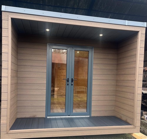 Composite glamping pod with - composite,