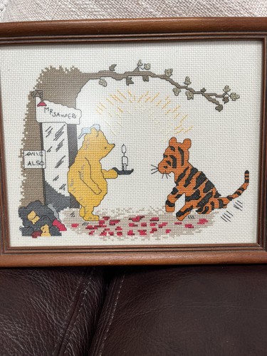 Framed winnie the pooh - winnie, candle