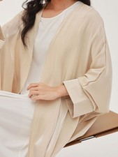 Open kimono abaya muslim women - open,