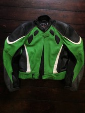 BUSE LEATHER motor cycle RACING JACKET. SIZE 40