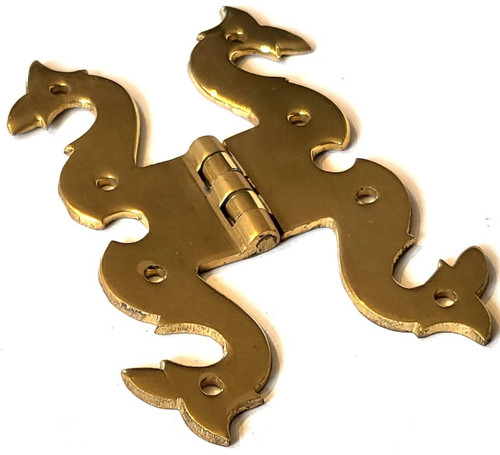 Pair brass decorative