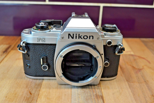 Nikon chrome camera body - fg,