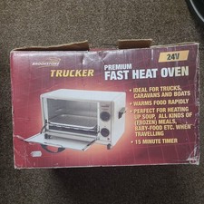 Portable Electric Truck Oven 24v 9 Litre Camper Van Stainless Lorry Car 300w