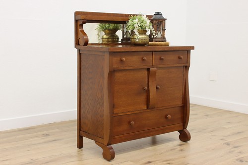 Empire antique carved oak - antique,