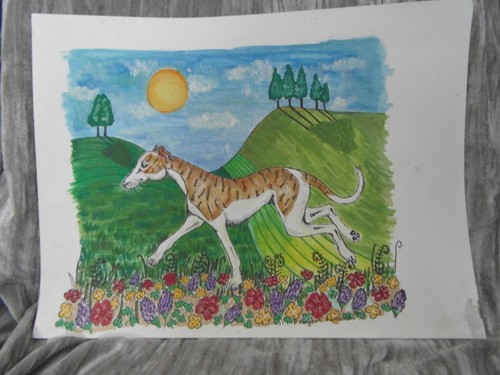 Original signed watercolour - original,