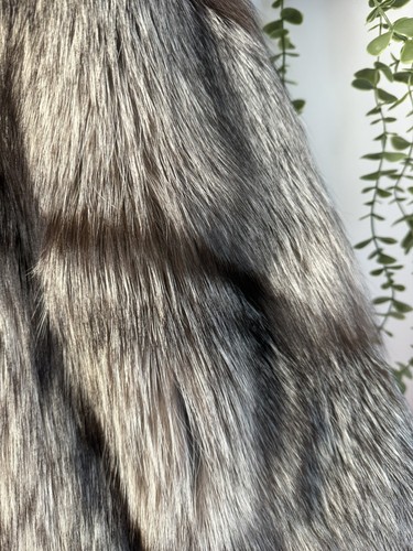 Vintage silver fox fur full - vintage,