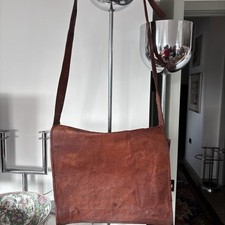 VINTAGE DISTRESSED TAN BROWN