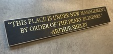 PEAKY BLINDERS QUOTE  rustic