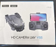 V88 HD Camera Drone – Foldable UAV, 2.4GHz, Dual Joystick Android & iOS