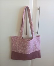 Handmade fully lined pink - handmade,