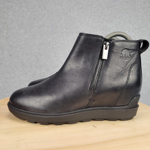 Sorel evie zip ankle wedge - sorel,
