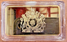 Gold plated queen elizibeth