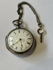 Georgian pair cased silver - pair,