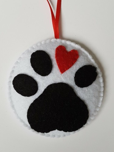 Handmade shabby chic felt pet - handmade,