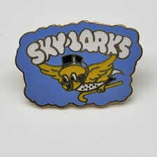 Vintage skylarks enamel pin - enamel,