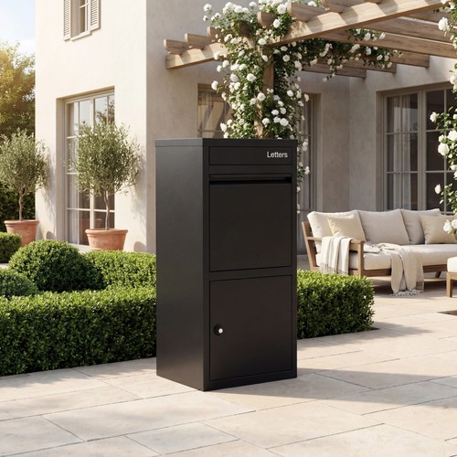 Large galvanized steel mailbox - large,