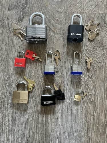 Job lot padlocks with - job, keys