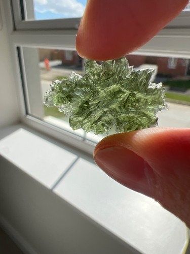 Genuine moldavite crystal 7g - crystal, 2.7g