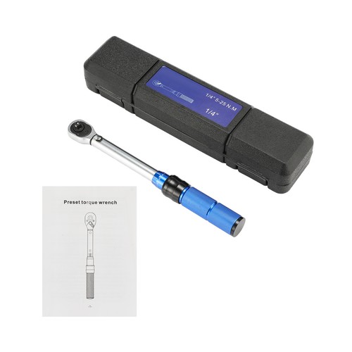 High range torque wrench - 1/4",