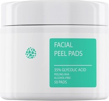 facial peel pads 35% glycolic