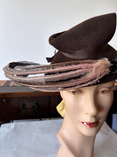 1940s vintage fascinator - 1940s,