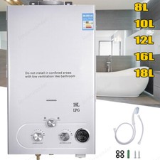 8L/10L/12L/16L/18L Instant Gas Hot Water Heater Tankless Gas Boiler LPG Propane