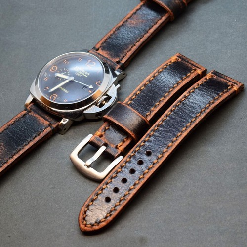 Genuine leather wrist band - leather,