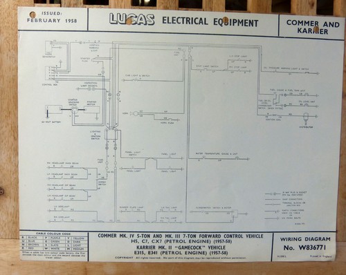 Original lucas commer mk1v - lucas,