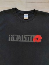 The Alarm Men's Vintage 90s T-shirt Welsh Rock Band Music Black Size XL