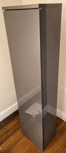 WALL HUNG 2 DOOR BATHROOM CABINET IN GLOSS GREY