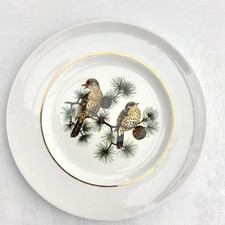 Vintage Wood & Sons Bird Plate