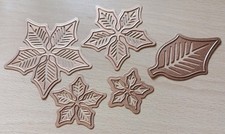 Spellbinders Layered Poinsettia Die Set - 5 dies - Largest flower 7cm