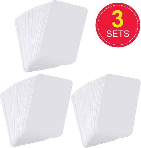 Blank playing cards - blank,