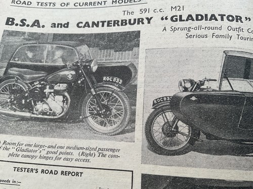 Bsa m21 canterbury gladiator - bsa,