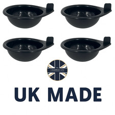 Egg poacher plastic black - 4x,