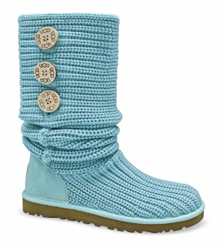 Ugg cardy boots blue chunky - ugg,