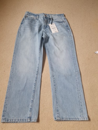 Zara mid rise cropped jeans - zara,