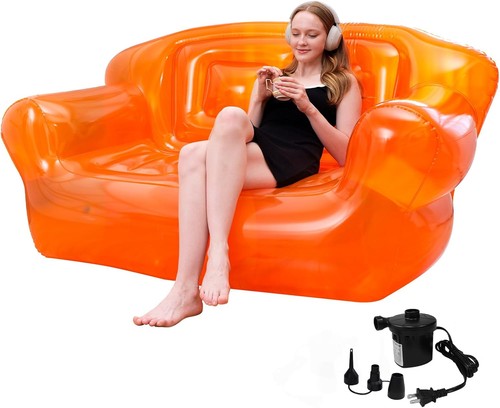 Transparent inflatable sofa - inflatable, &