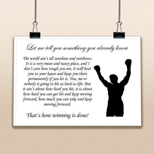 Rocky balboa inspiration - rocky, quote
