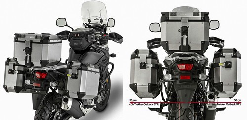 Givi outback side case - side,